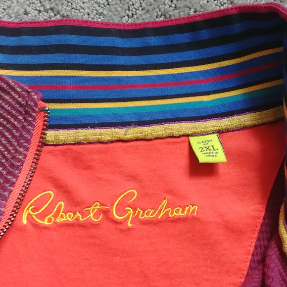 Robert Graham Zip Pullover - Picture 2 of 5